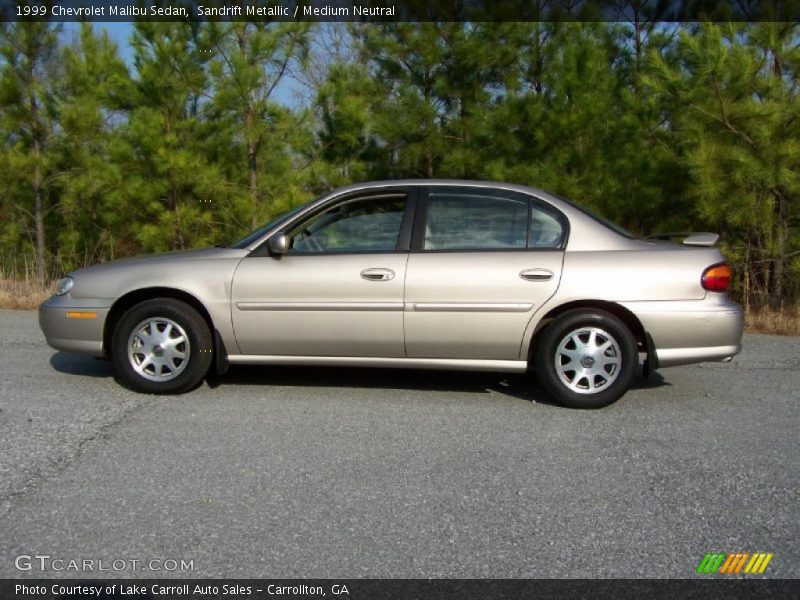 Sandrift Metallic / Medium Neutral 1999 Chevrolet Malibu Sedan