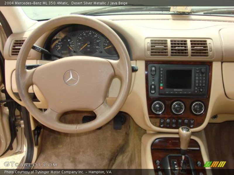 Desert Silver Metallic / Java Beige 2004 Mercedes-Benz ML 350 4Matic