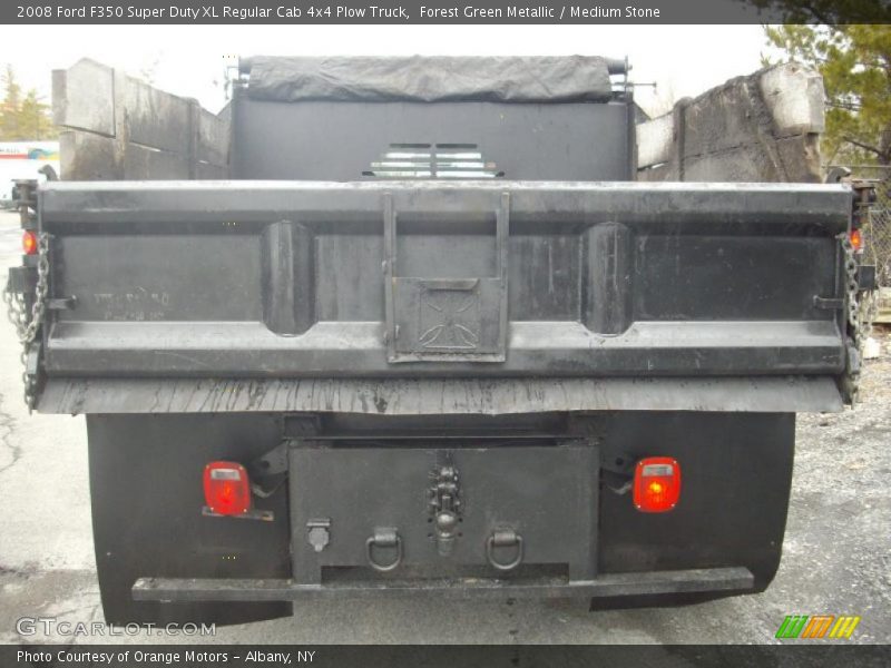 Forest Green Metallic / Medium Stone 2008 Ford F350 Super Duty XL Regular Cab 4x4 Plow Truck