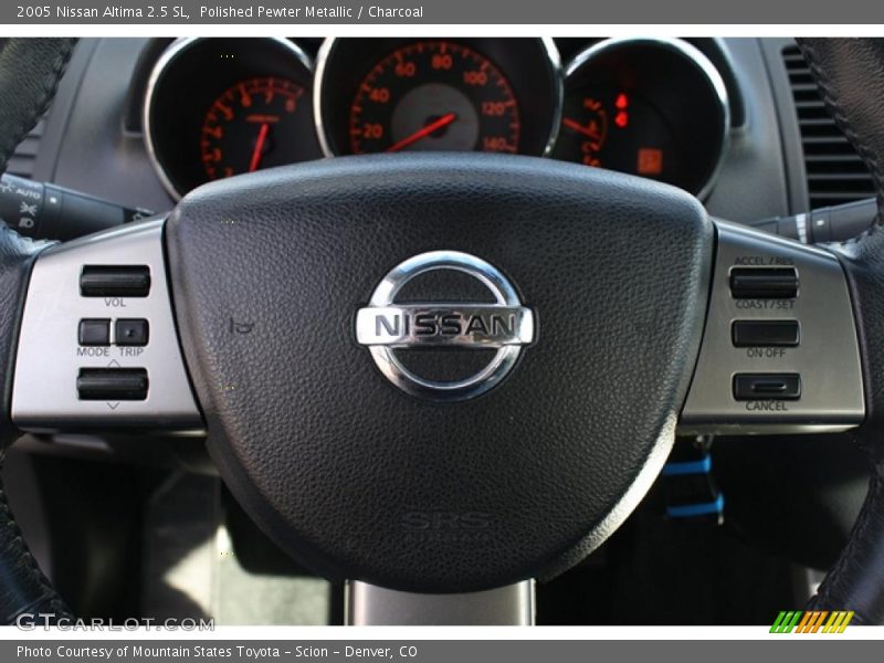 Polished Pewter Metallic / Charcoal 2005 Nissan Altima 2.5 SL