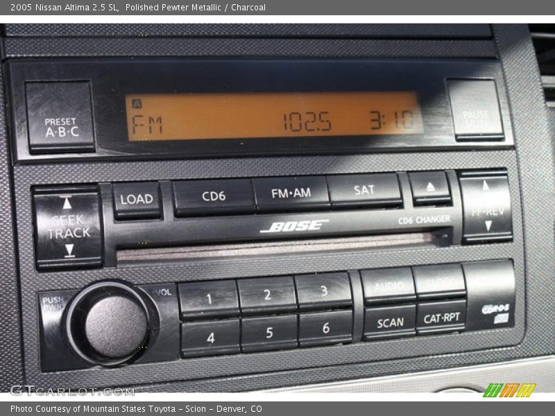 Polished Pewter Metallic / Charcoal 2005 Nissan Altima 2.5 SL
