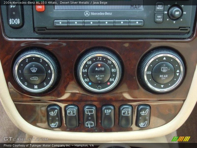 Desert Silver Metallic / Java Beige 2004 Mercedes-Benz ML 350 4Matic