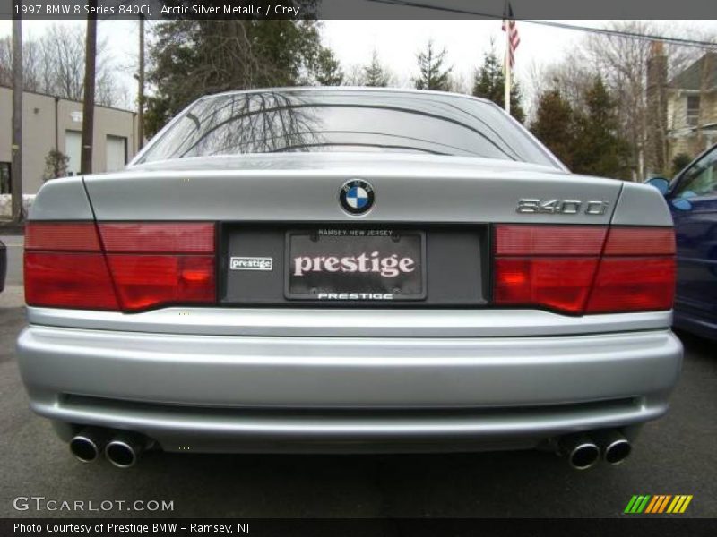 Arctic Silver Metallic / Grey 1997 BMW 8 Series 840Ci