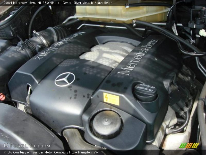 Desert Silver Metallic / Java Beige 2004 Mercedes-Benz ML 350 4Matic