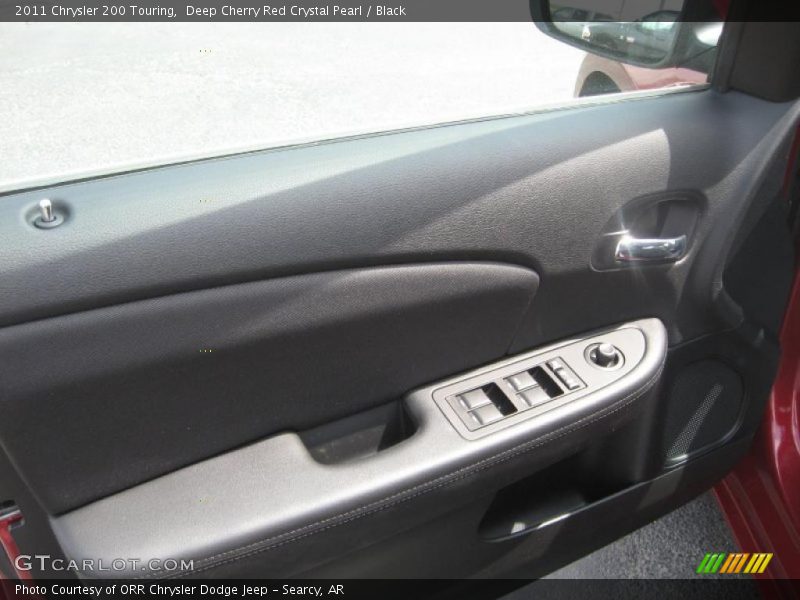 Deep Cherry Red Crystal Pearl / Black 2011 Chrysler 200 Touring