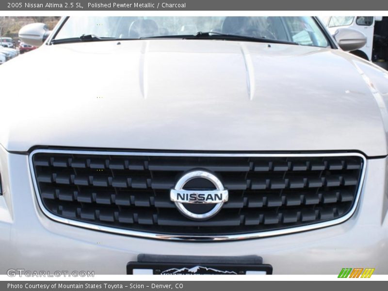 Polished Pewter Metallic / Charcoal 2005 Nissan Altima 2.5 SL