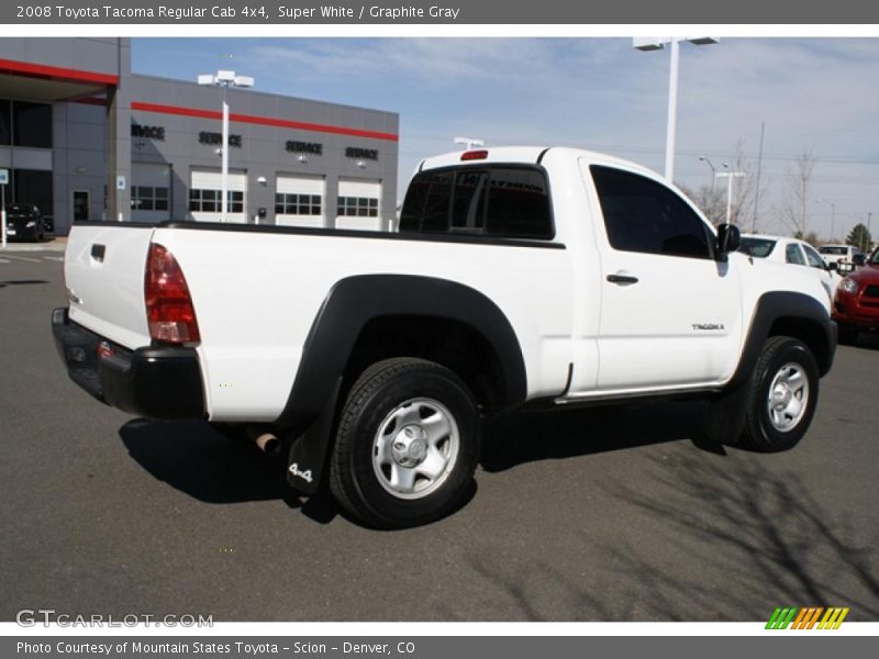 Super White / Graphite Gray 2008 Toyota Tacoma Regular Cab 4x4