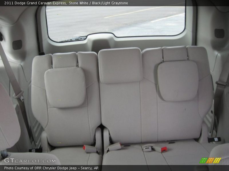 Stone White / Black/Light Graystone 2011 Dodge Grand Caravan Express