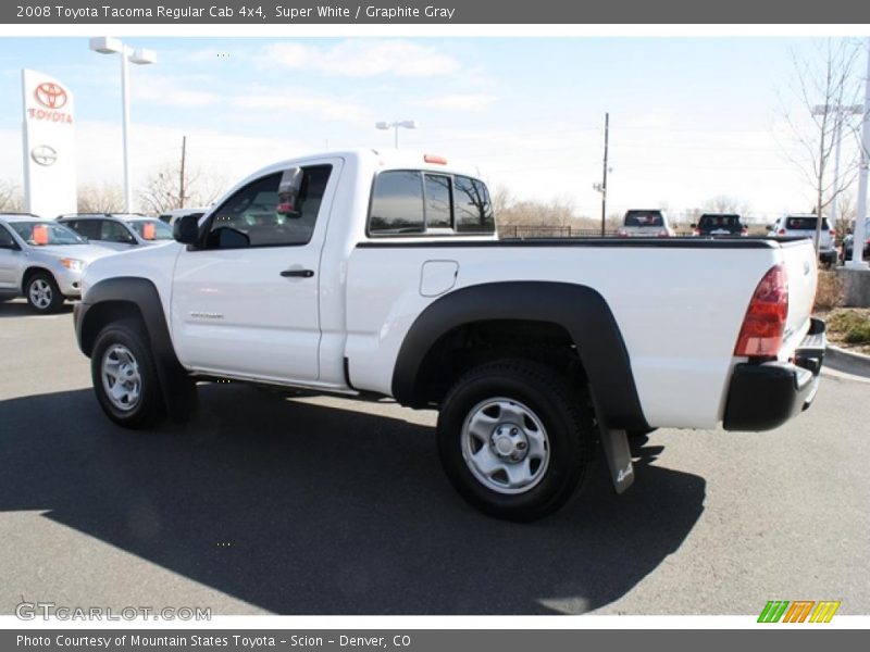 Super White / Graphite Gray 2008 Toyota Tacoma Regular Cab 4x4