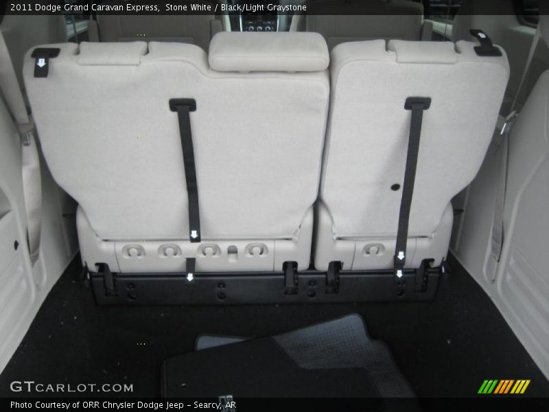 Stone White / Black/Light Graystone 2011 Dodge Grand Caravan Express
