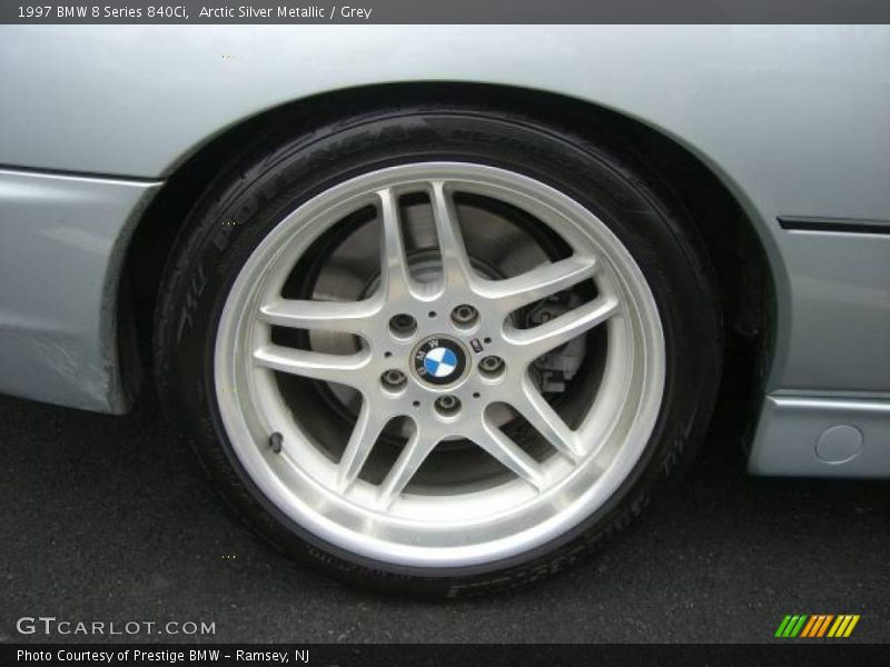 Arctic Silver Metallic / Grey 1997 BMW 8 Series 840Ci