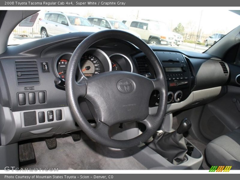 Super White / Graphite Gray 2008 Toyota Tacoma Regular Cab 4x4