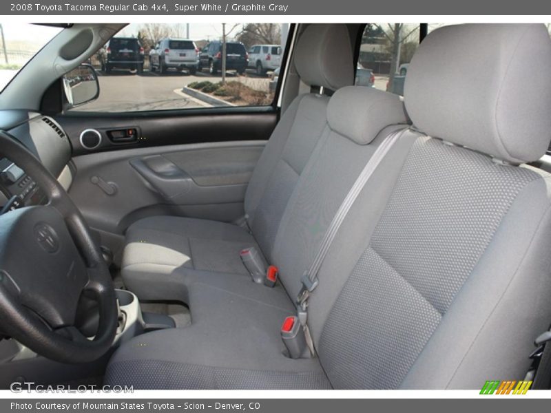 Super White / Graphite Gray 2008 Toyota Tacoma Regular Cab 4x4