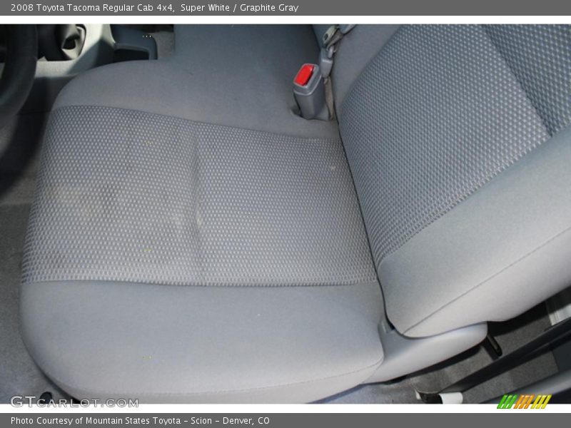 Super White / Graphite Gray 2008 Toyota Tacoma Regular Cab 4x4