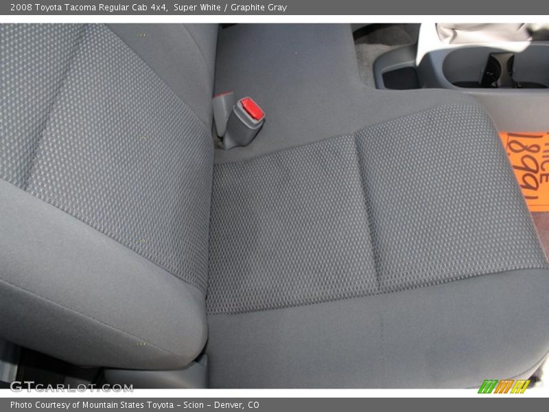 Super White / Graphite Gray 2008 Toyota Tacoma Regular Cab 4x4