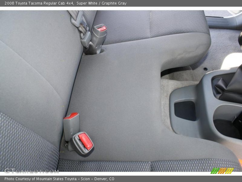 Super White / Graphite Gray 2008 Toyota Tacoma Regular Cab 4x4