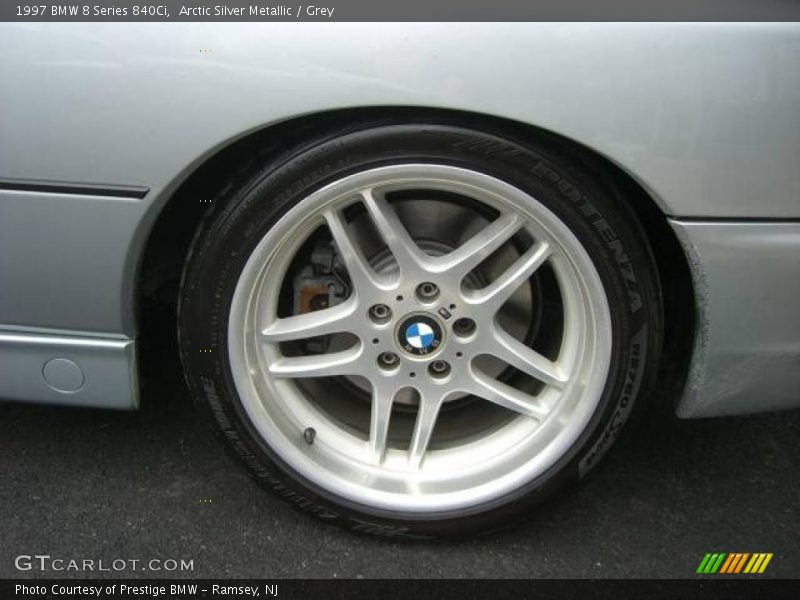 Arctic Silver Metallic / Grey 1997 BMW 8 Series 840Ci