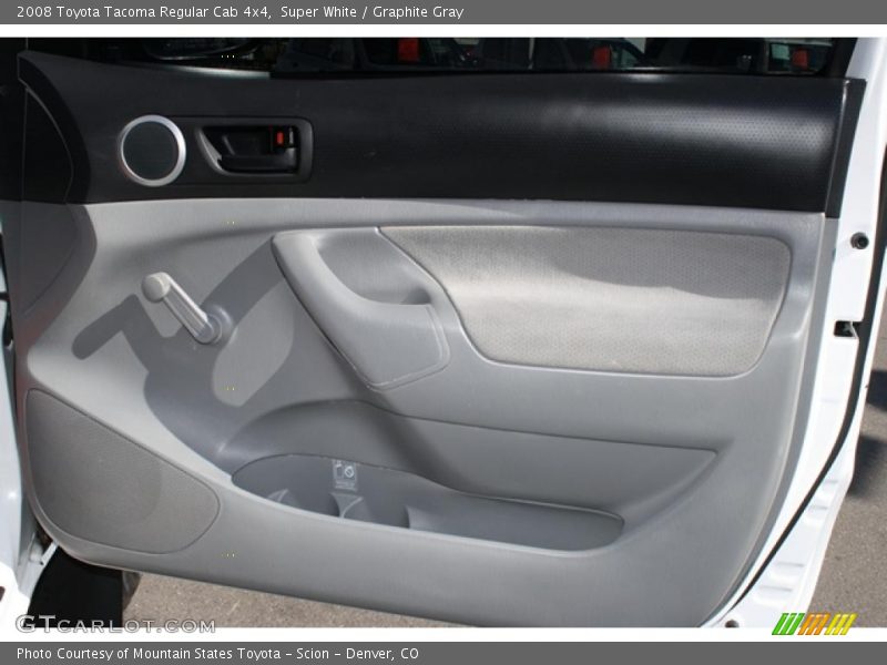 Super White / Graphite Gray 2008 Toyota Tacoma Regular Cab 4x4