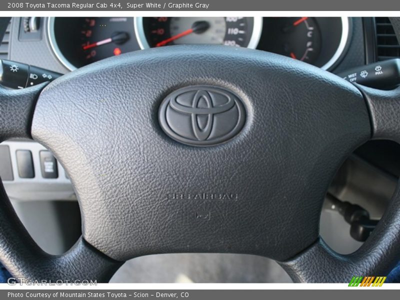 Super White / Graphite Gray 2008 Toyota Tacoma Regular Cab 4x4