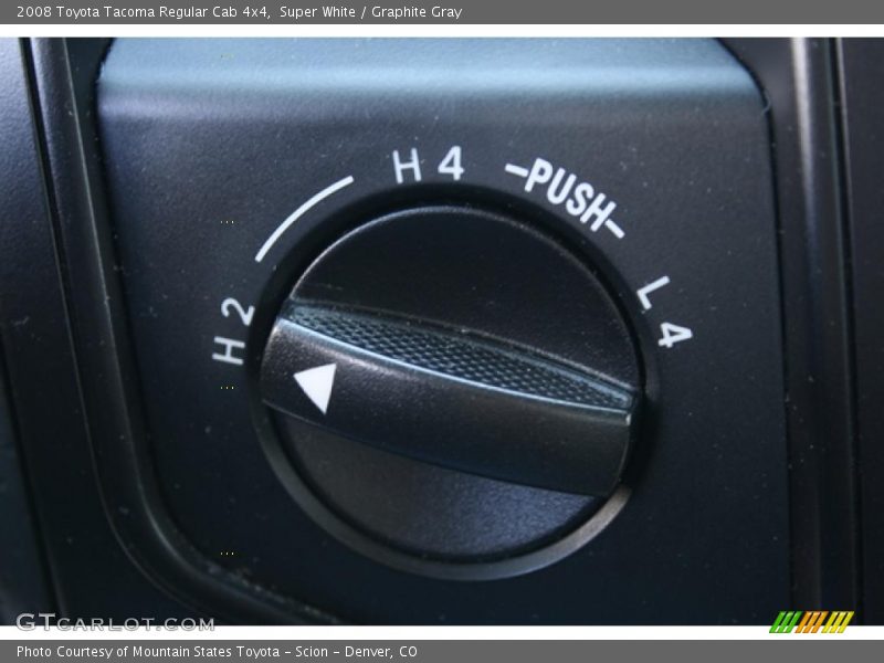 Super White / Graphite Gray 2008 Toyota Tacoma Regular Cab 4x4