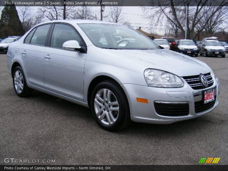 Reflex Silver Metallic / Anthracite 2007 Volkswagen Jetta 2.5 Sedan