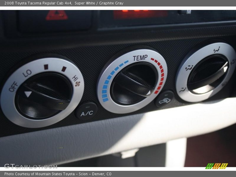 Super White / Graphite Gray 2008 Toyota Tacoma Regular Cab 4x4