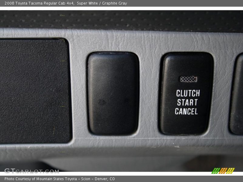 Super White / Graphite Gray 2008 Toyota Tacoma Regular Cab 4x4