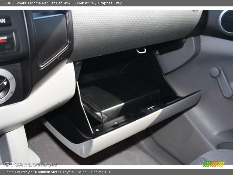 Super White / Graphite Gray 2008 Toyota Tacoma Regular Cab 4x4