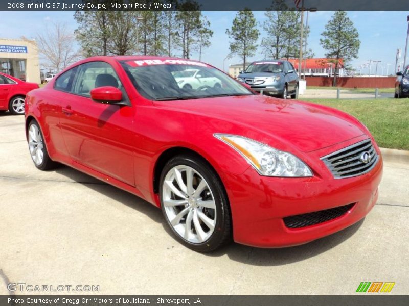 Front 3/4 View of 2008 G 37 Journey Coupe