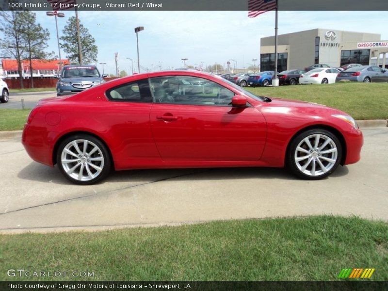 Vibrant Red / Wheat 2008 Infiniti G 37 Journey Coupe