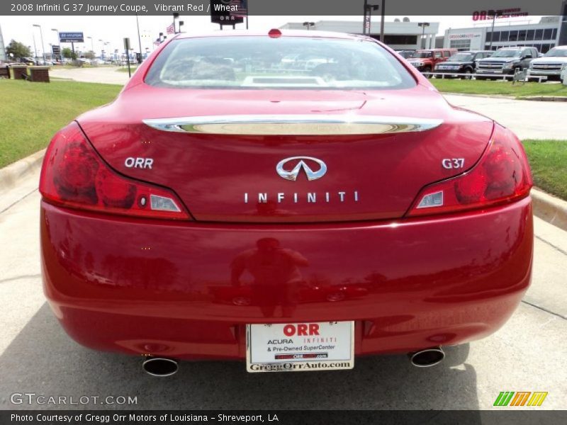  2008 G 37 Journey Coupe Vibrant Red