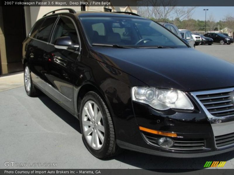 Deep Black / Pure Beige 2007 Volkswagen Passat 3.6 Wagon