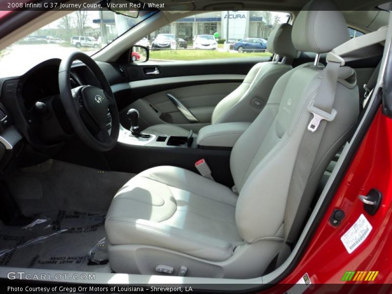  2008 G 37 Journey Coupe Wheat Interior