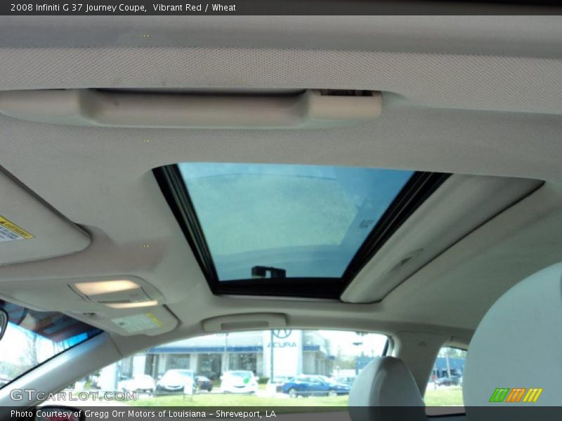 Vibrant Red / Wheat 2008 Infiniti G 37 Journey Coupe
