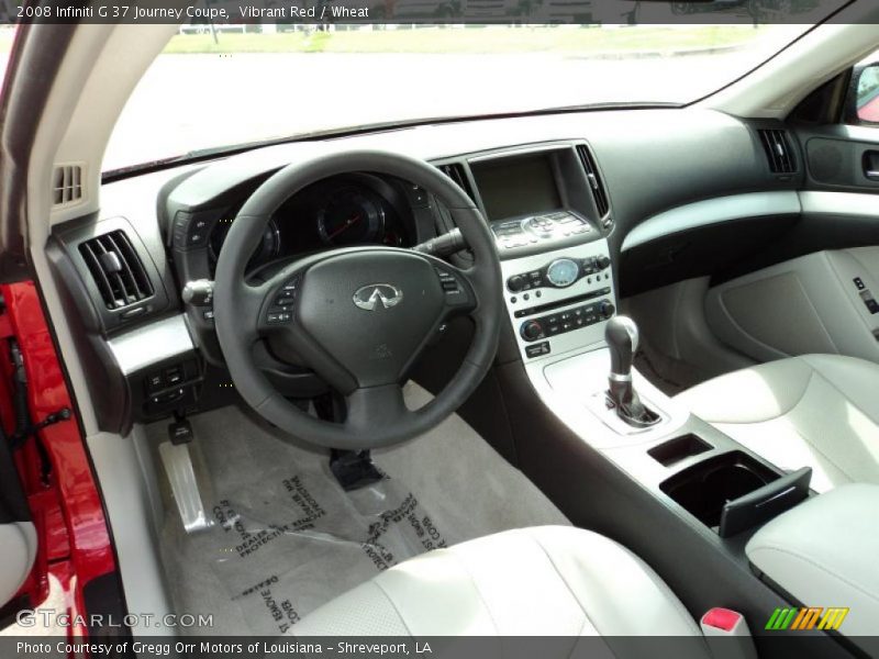 Vibrant Red / Wheat 2008 Infiniti G 37 Journey Coupe