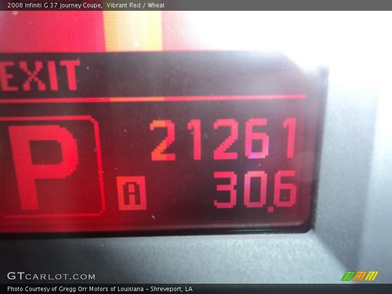Vibrant Red / Wheat 2008 Infiniti G 37 Journey Coupe