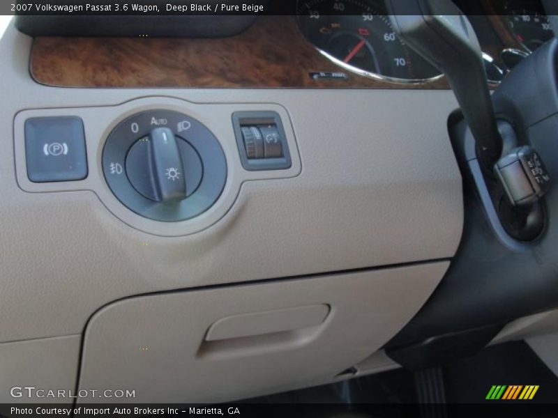 Deep Black / Pure Beige 2007 Volkswagen Passat 3.6 Wagon