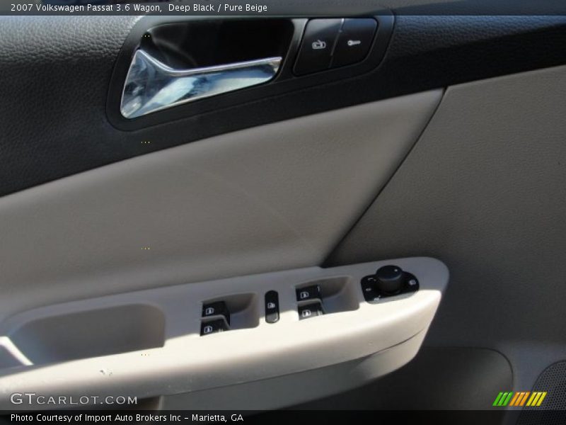 Deep Black / Pure Beige 2007 Volkswagen Passat 3.6 Wagon