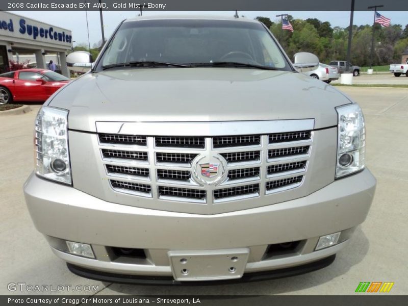 Gold Mist / Ebony 2008 Cadillac Escalade EXT AWD