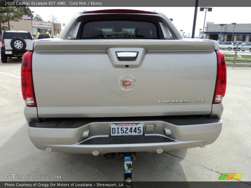 Gold Mist / Ebony 2008 Cadillac Escalade EXT AWD
