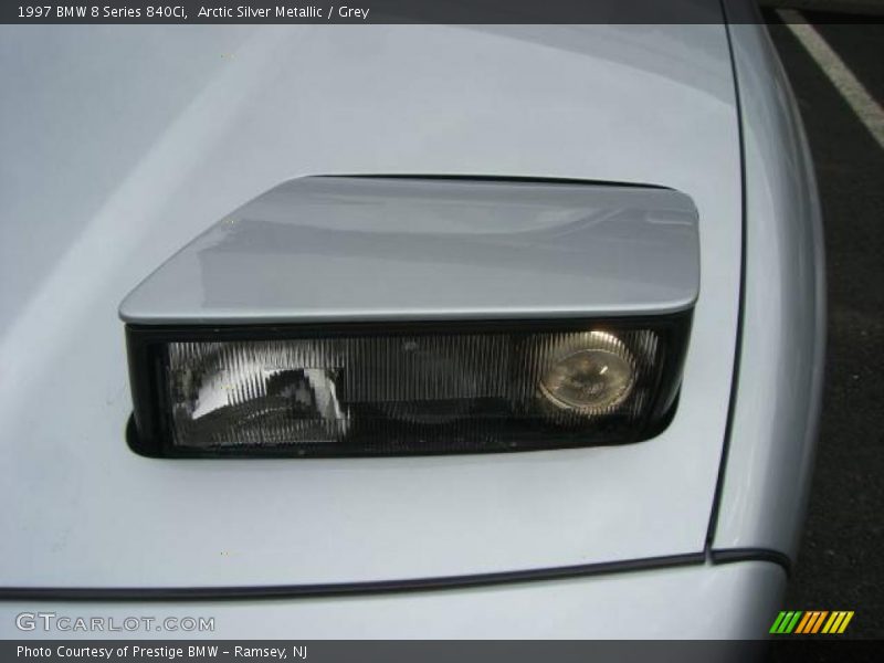 Arctic Silver Metallic / Grey 1997 BMW 8 Series 840Ci