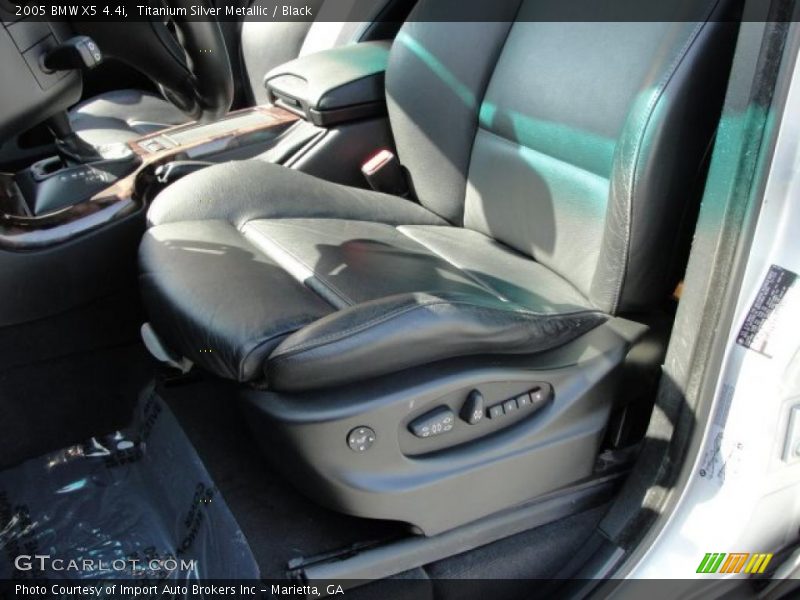 Titanium Silver Metallic / Black 2005 BMW X5 4.4i
