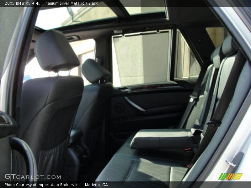 Titanium Silver Metallic / Black 2005 BMW X5 4.4i