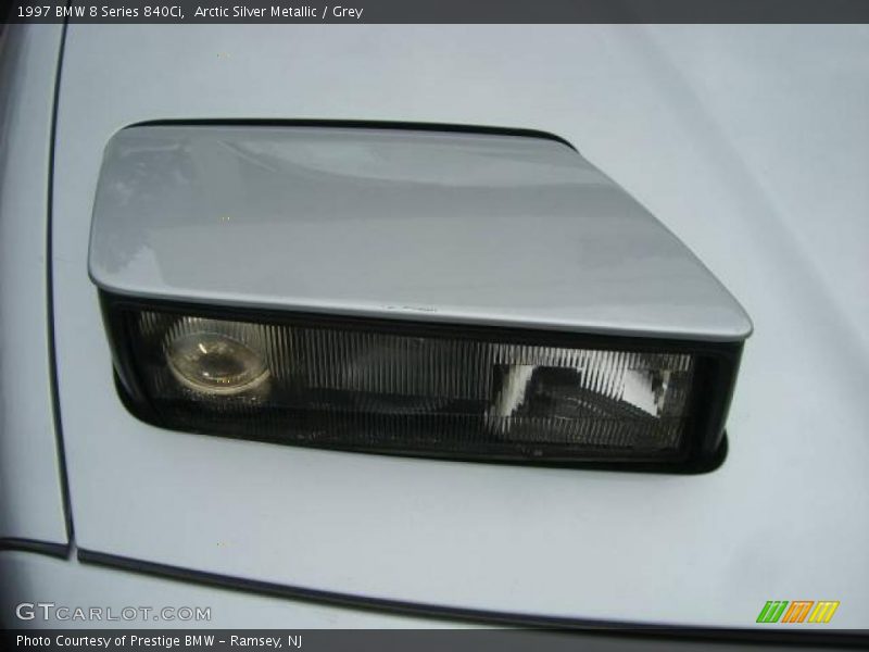 Arctic Silver Metallic / Grey 1997 BMW 8 Series 840Ci
