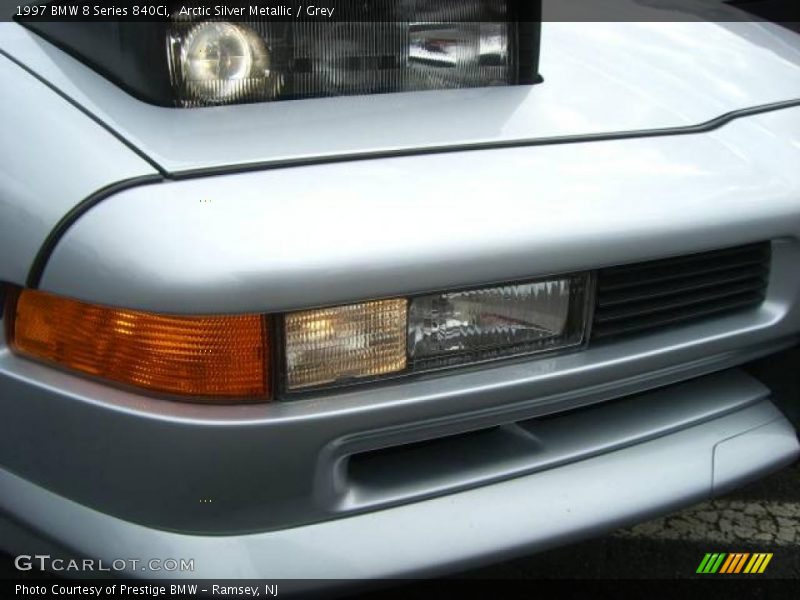 Arctic Silver Metallic / Grey 1997 BMW 8 Series 840Ci