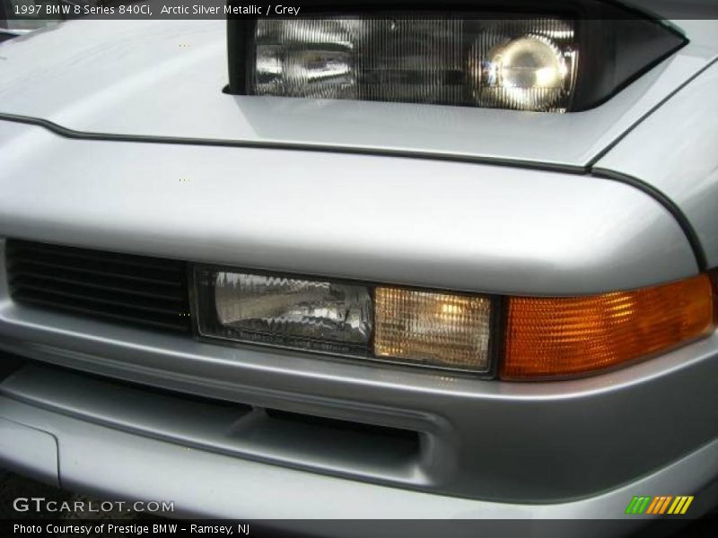 Arctic Silver Metallic / Grey 1997 BMW 8 Series 840Ci