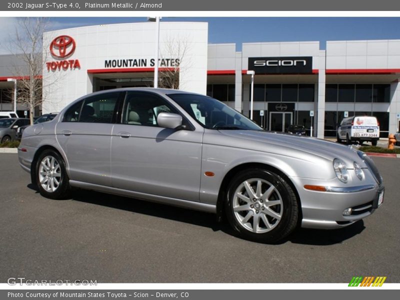 Platinum Metallic / Almond 2002 Jaguar S-Type 4.0