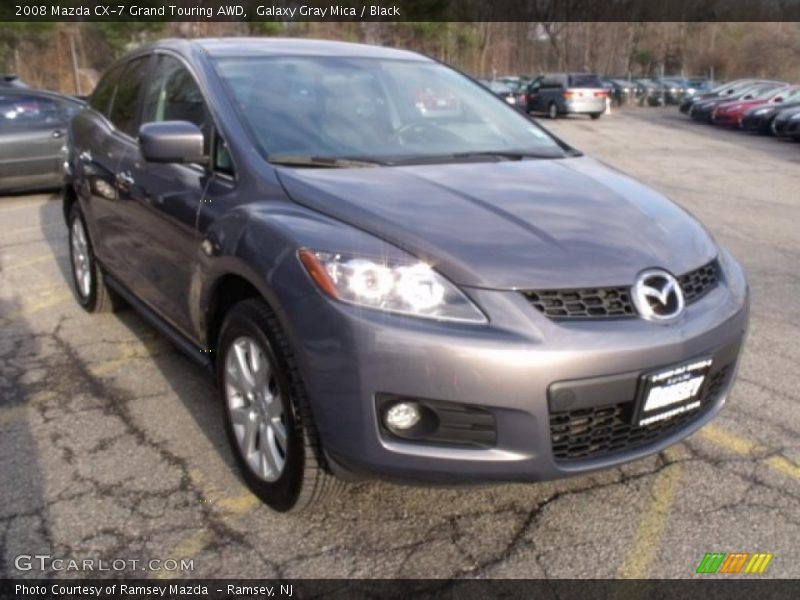 Galaxy Gray Mica / Black 2008 Mazda CX-7 Grand Touring AWD