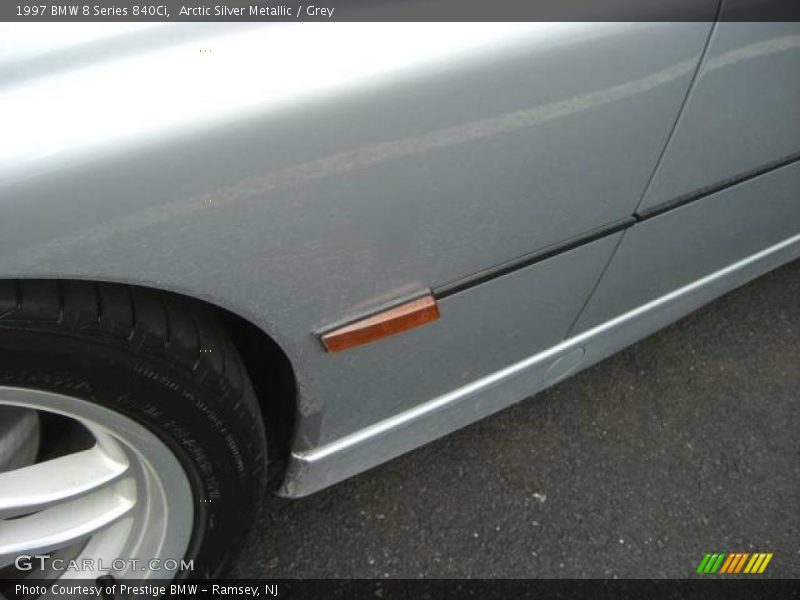 Arctic Silver Metallic / Grey 1997 BMW 8 Series 840Ci