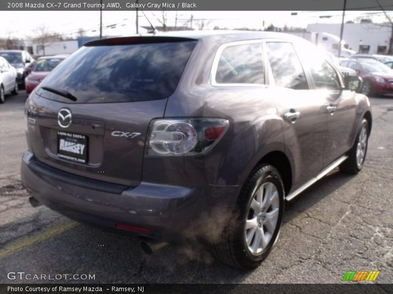 Galaxy Gray Mica / Black 2008 Mazda CX-7 Grand Touring AWD